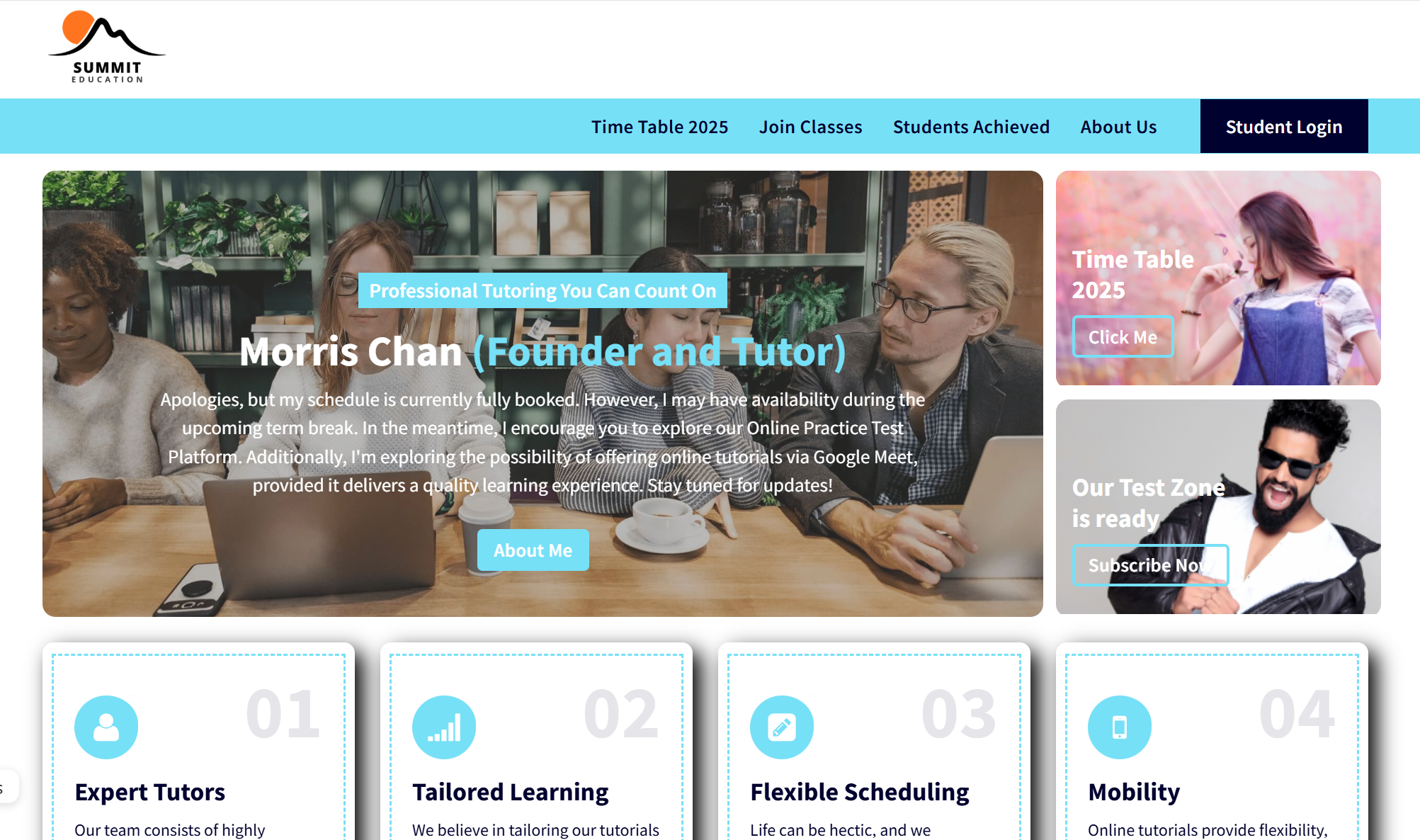 Summit Education Website Preview